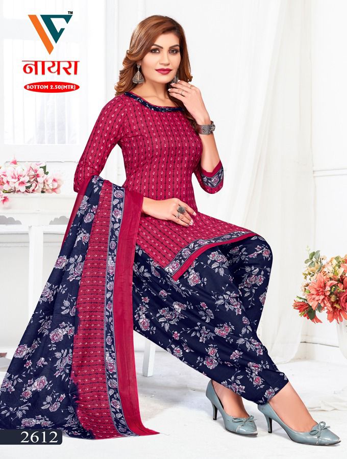 Nayra Vol 26 By Vandana C Printed Cotton Dress Material Wholesale Shop In Surat
